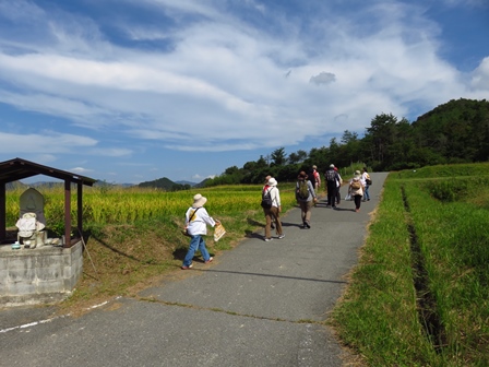 170924　【レポート】日本一長い散歩道を歩こう｢曼殊沙華と比延の歴史を訪ねて｣