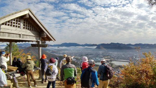 矢筈山ハイキング(秋)のドローン映像